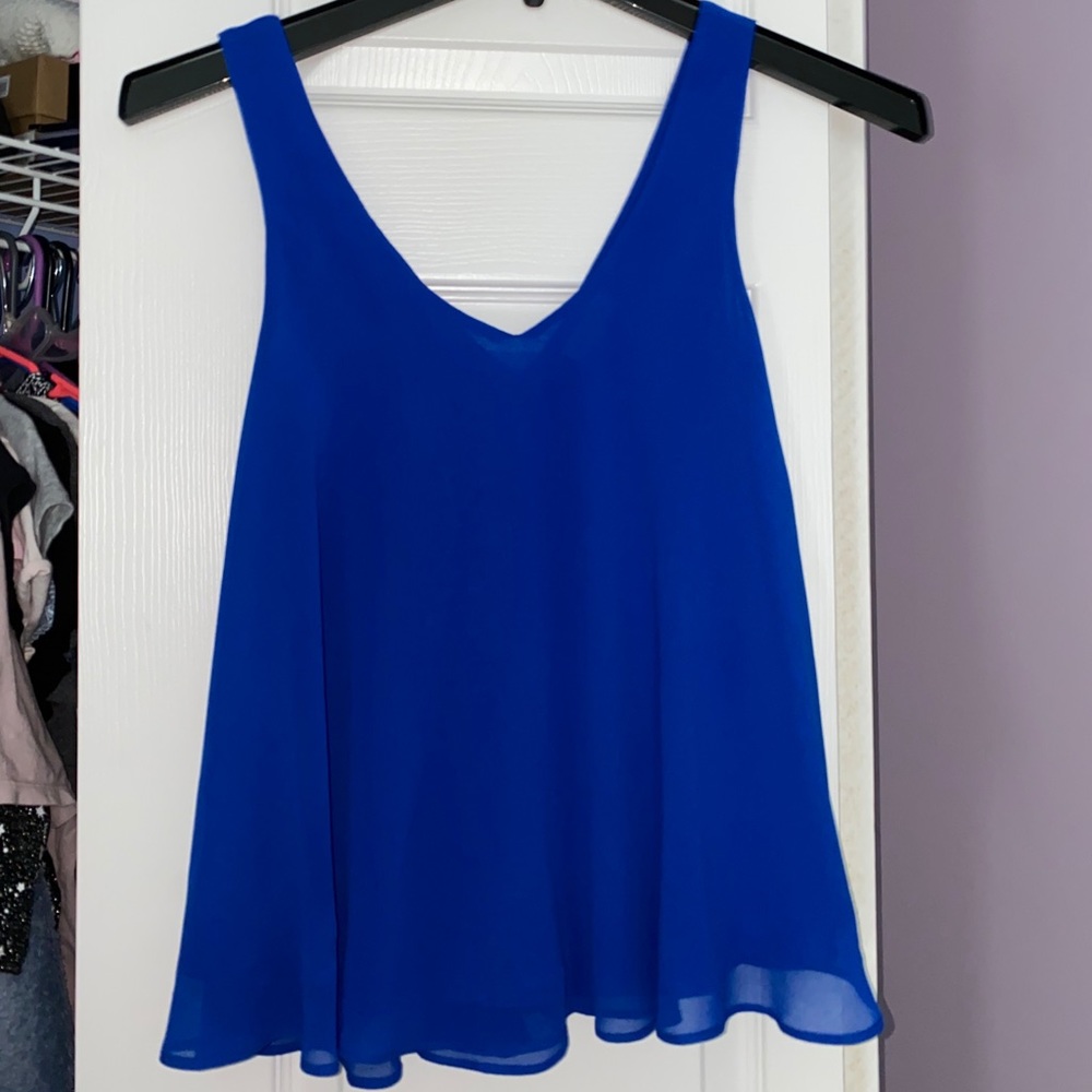 Blue tank top